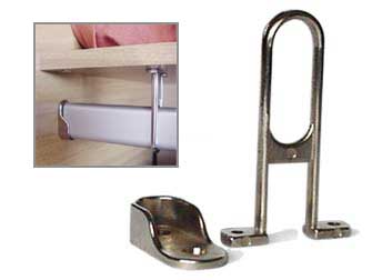 Soportes p/barral vestidor