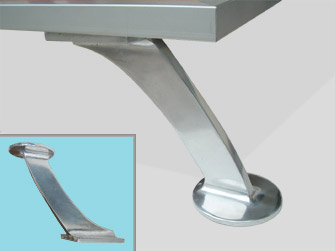 Pata de aluminio Comet